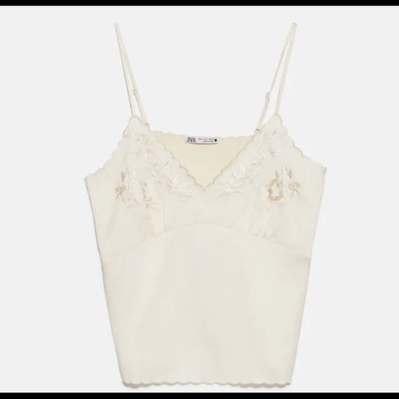 Zara Embroidered Camisole - Picture 2 of 10